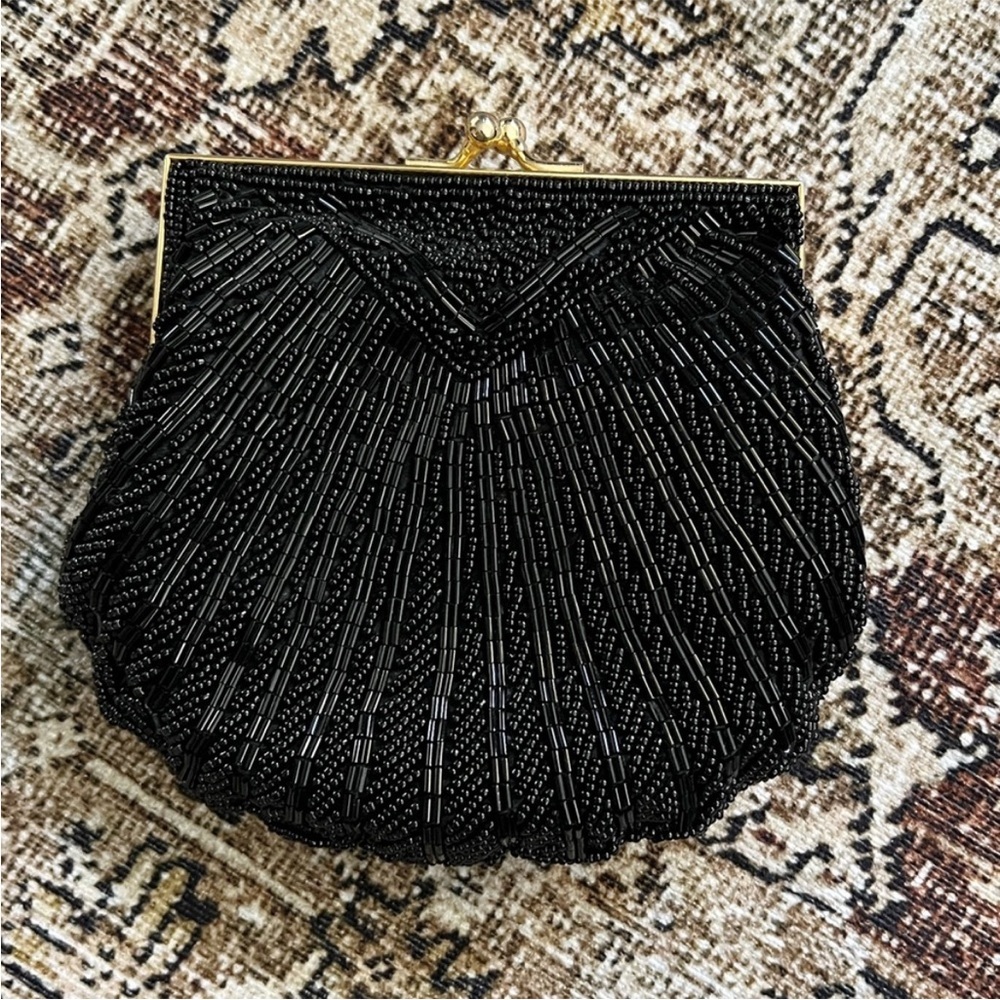 80’s beaded shell purse